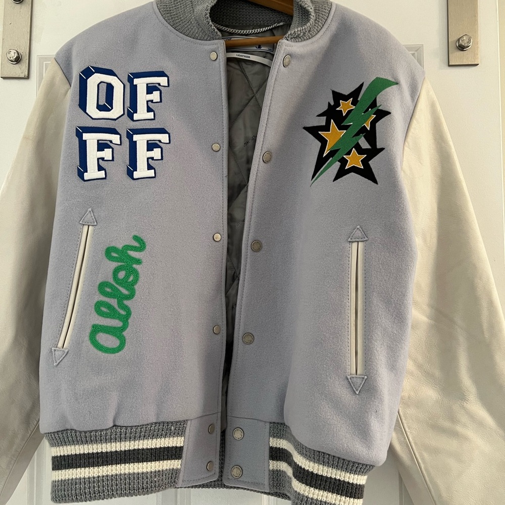 Off-White Virgil Abloh Magician varsity jacket